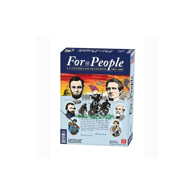 For The People - La Guerra De Secesión 1861-1865 | Juegos de Mesa | Gameria
