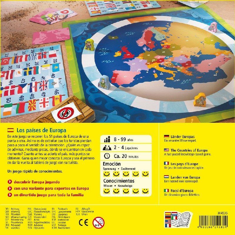 Los Países De Europa | Juegos de Mesa | Gameria