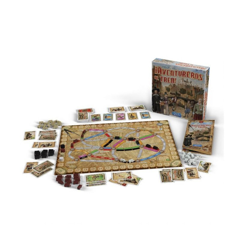 ¡Aventureros Al Tren! Ámsterdam | Juegos de Mesa | Gameria