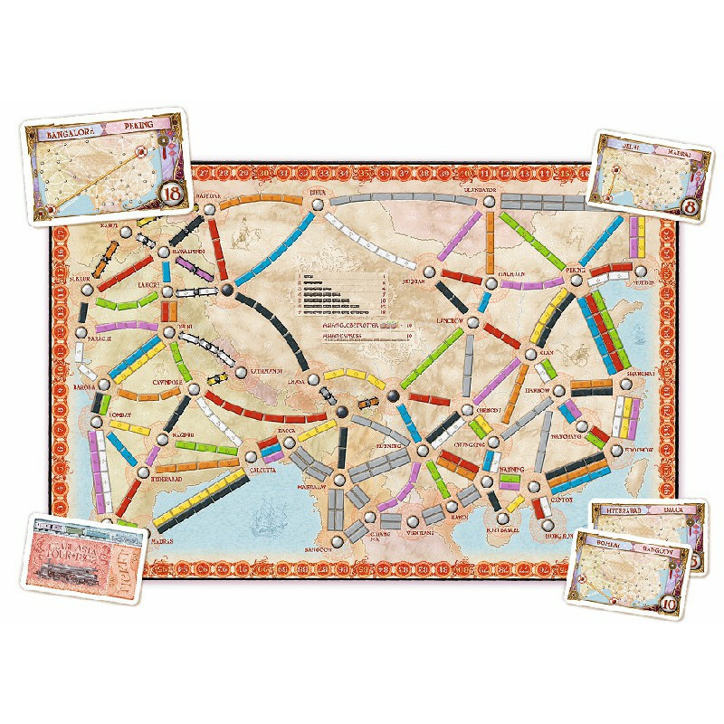 ¡Aventureros Al Tren! Asia | Juegos de Mesa | Gameria