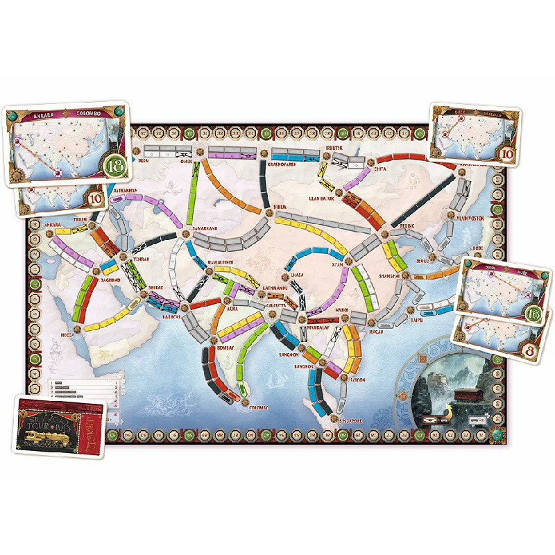 ¡Aventureros Al Tren! Asia | Juegos de Mesa | Gameria