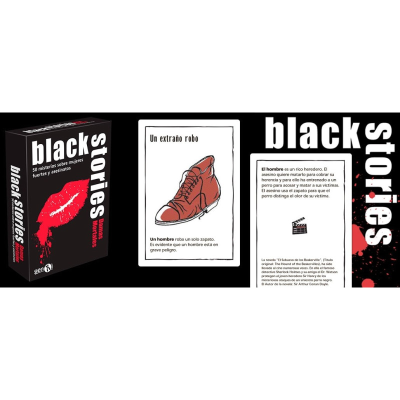 Black Stories Damas Mortales | Juegos de Mesa | Gameria