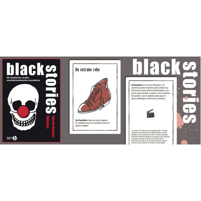 Black Stories Muertes Ridículas | Juegos de Mesa | Gameria