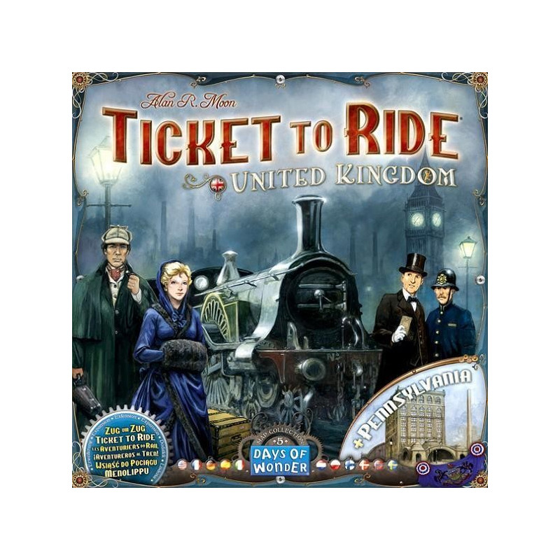 ¡Aventureros Al Tren! United Kingdom Y Pennsylvania | Juegos de Mesa | Gameria