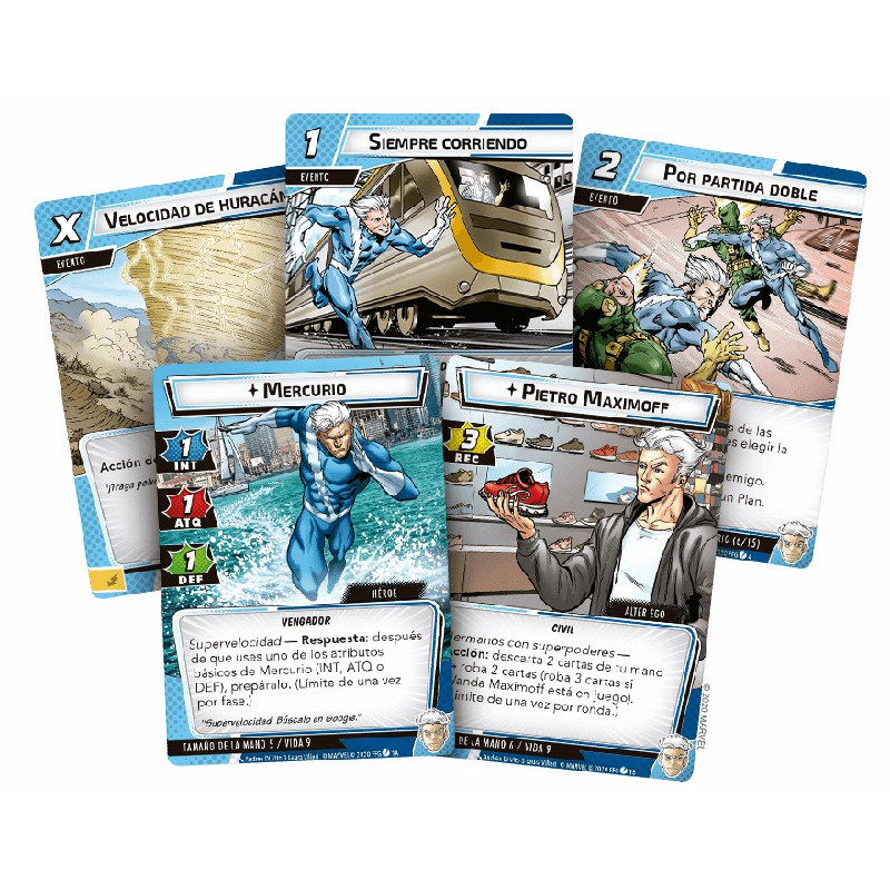 Marvel Champions Quicksilver Pack De Héroe | Juegos de Cartas | Gameria