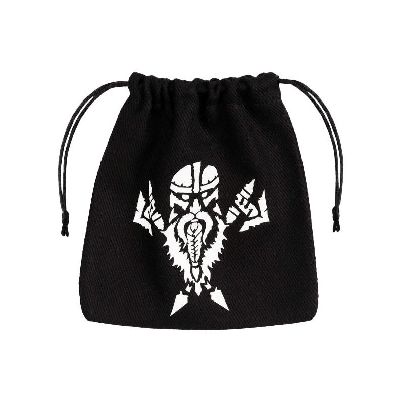 Bolsa Dados Dwarven Beige/Negro Q Workshop | Accesorios | Gameria