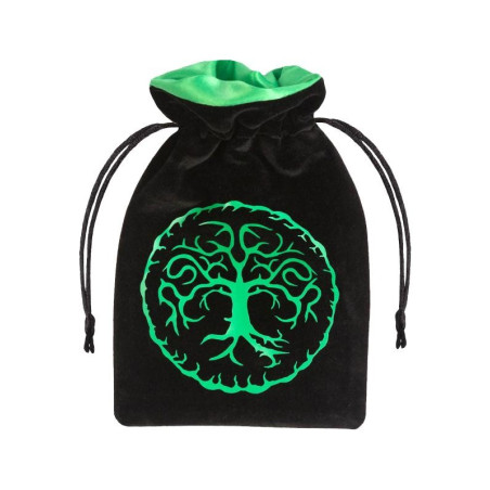 Bolsa Dados Q Workshop Forest Black & Green