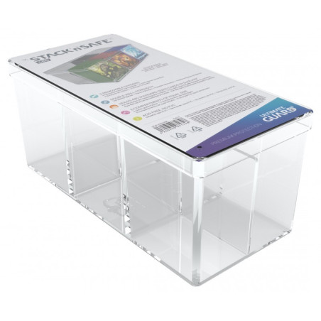 Caja Ultimate Guard Cardbox Stacknsafe 480 + Transparente