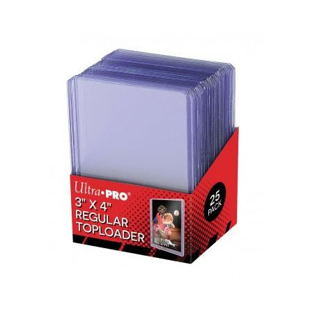 Paquete de Fundas Ultra Pro Clear Regular Toploader 63,5 X 88,9 Mm 25 Transparente