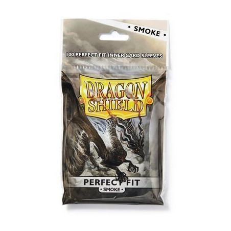 Fundas Dragon Shield Perfect Fit Standard Size 100 Unidades Smoke