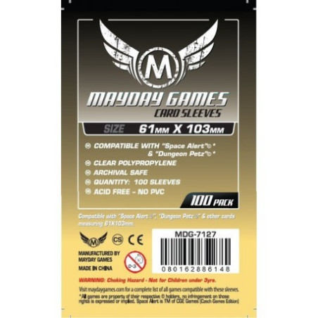 Fundas Mayday 61X103 Mm 100 Unidades
