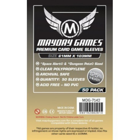 Fundas Mayday Premium 61X103 Mm 50 Unidades