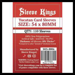 Fundas Sleeve Kings Yucatan 54X80 Mm | Accesorios | Gameria