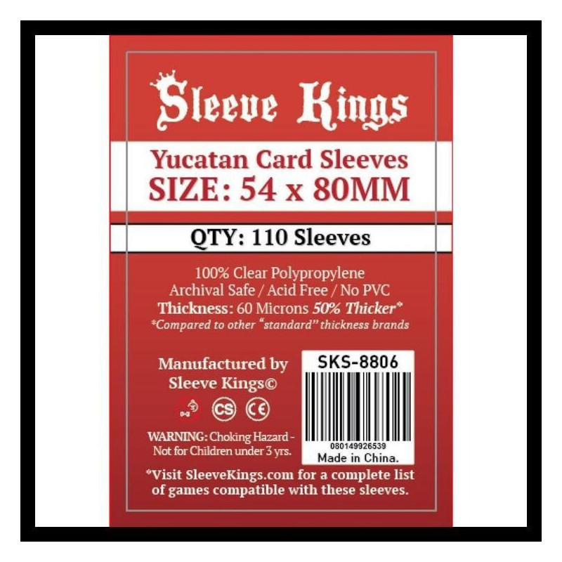 Fundas Sleeve Kings Yucatan 54X80 Mm | Accesorios | Gameria