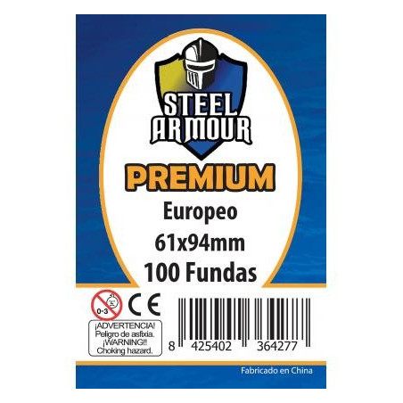 Fundas Steel Armour Europeo Premium 61X94 Mm