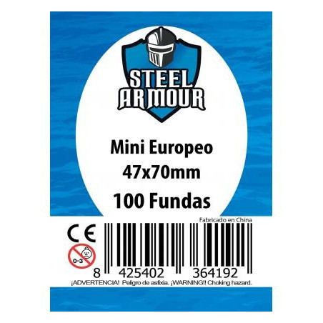 Fundas Steel Armour Mini Euro 47X70 Mm