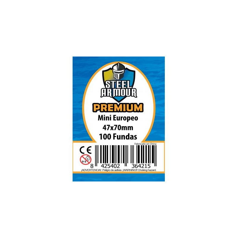 Fundas Steel Armour Mini Euro Premium 47X70 Mm