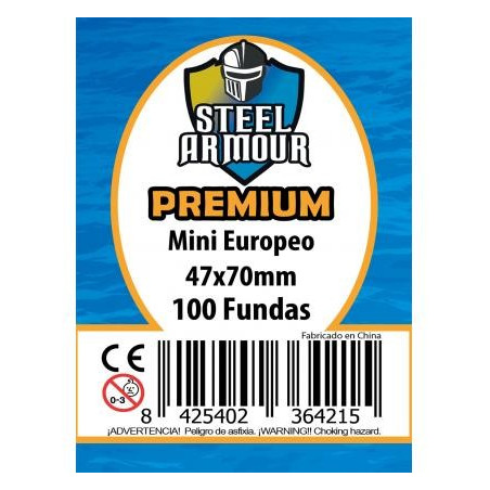 Fundas Steel Armour Mini Euro Premium 47X70 Mm