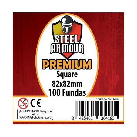 Fundas Steel Armour Square Premium 82X82 Mm