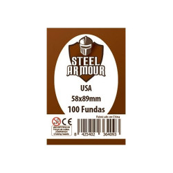 Fundas Steel Armour Usa 58X89 Mm 100 Unidades | Accesorios | Gameria