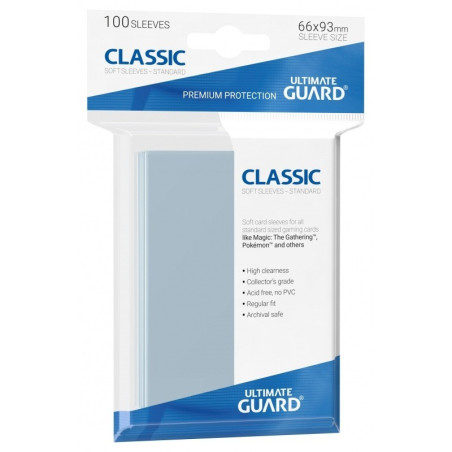 Fundas Ultimate Guard Classic 100 Unidades Transparente