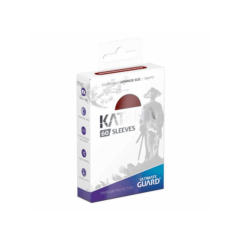 Fundas Ultimate Guard Katana Tamaño Japones 62X89 Mm 60 Unidades Blanco | Accesorios | Gameria