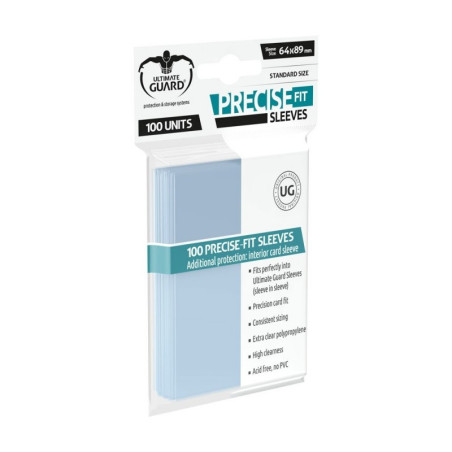 Fundas Ultimate Guard Precise Fit 100 Unidades Transparente