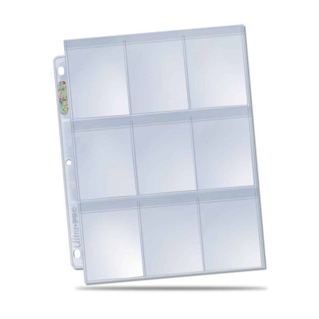 Hoja Carpesano Ultra Pro 9 Bolsillos Transparente (Unitario)