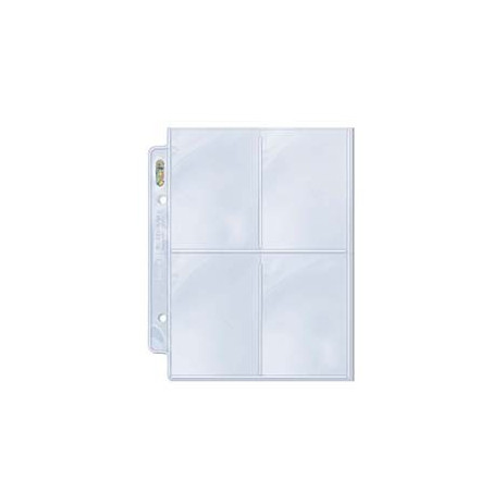 Hoja Ultra Pro Carpesano Archivador 4 Bolsillos Transparente