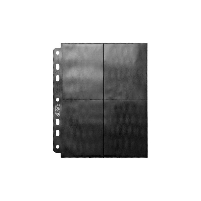 Hoja Ultimate Guard Carga Lateral 8 Bolsillos 10 Unidades Negro | Accesorios | Gameria
