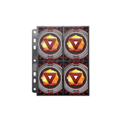 Hoja Ultimate Guard Carga Lateral 8 Bolsillos 10 Unidades Negro | Accesorios | Gameria