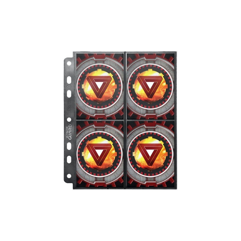 Hoja Ultimate Guard Carga Lateral 8 Bolsillos 10 Unidades Negro | Accesorios | Gameria