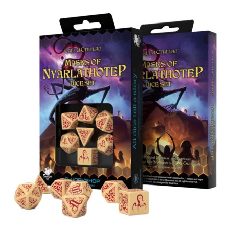 La Llamada De Cthulhu 7ª Edición Masks Of Nyarlathotep Set De Dados