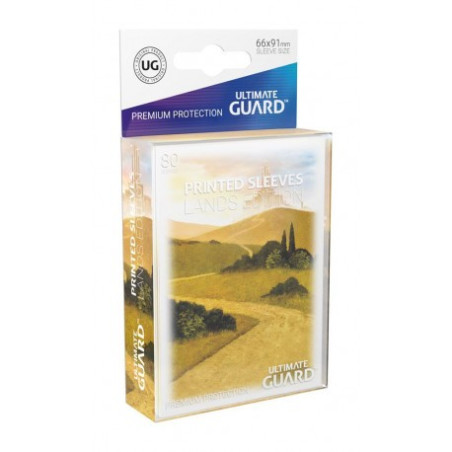 Fundas Ultimate Guard Lands Edition 80 Unidades Llanuras
