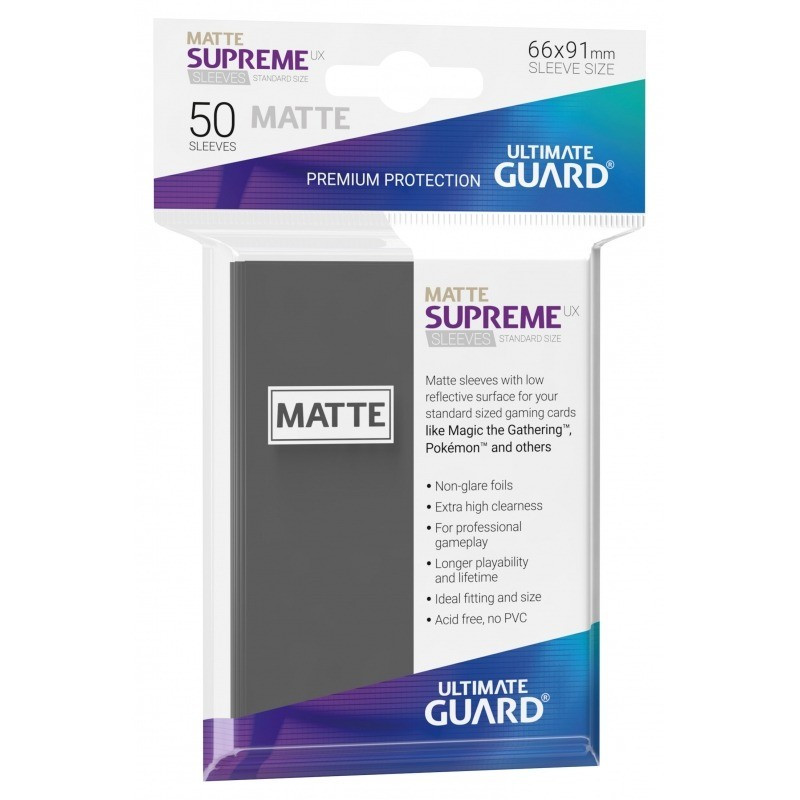Fundas Ultimate Guard Supreme Ux Matte Standard Size 50 Unidades | Accesorios | Gameria
