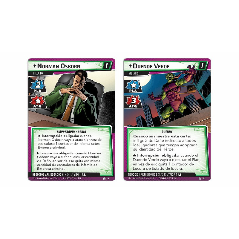 Marvel Champions Duende Verde Pack De Escenario | Juegos de Cartas | Gameria