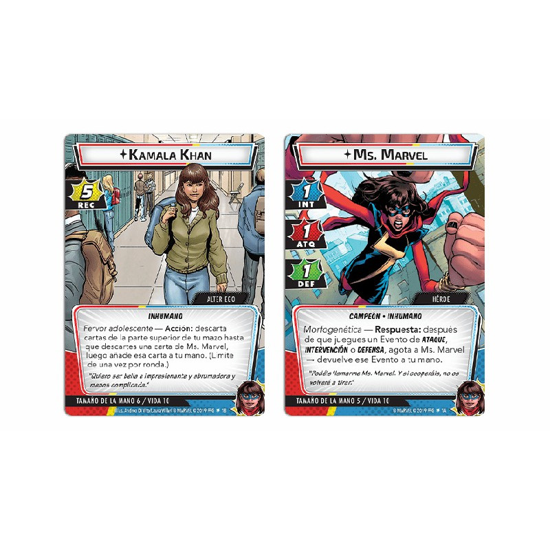 Marvel Champions Ms Marvel Pack De Héroe  | Juegos de Cartas | Gameria