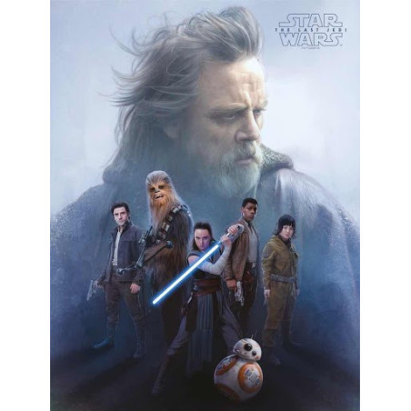 Sd Toys Cuadro Vidrio Templado Star Wars Episodio Viii 300X490 Mm