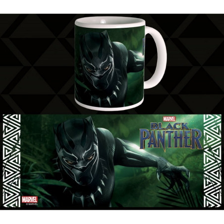 Taza Marvel Black Panther In The Jungle