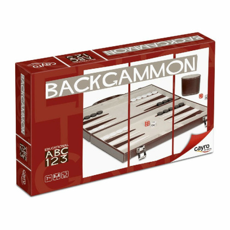 Maletín Backgammon Cuero Sintético
