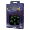 La Llamada De Cthulhu 7ª Edición Set de Dados Black/Green