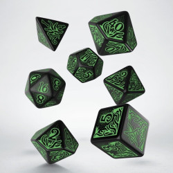 Dados La Llamada De Cthulhu 7Th Edition Black/Green| Accesorios | Gameria
