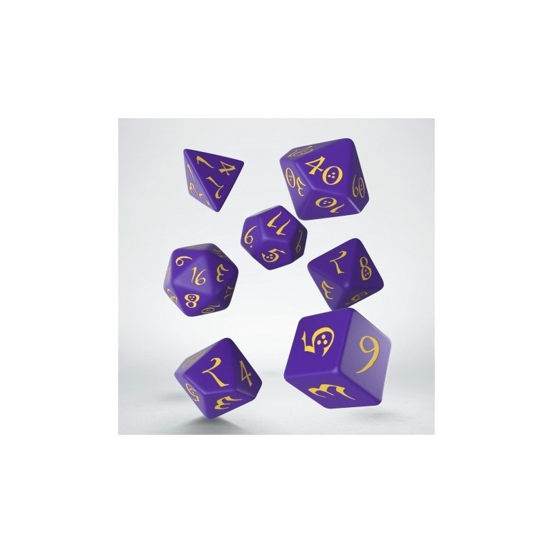 Dados Q Workshop Classic RPG Purple / Yellow | Accesorios | Gameria