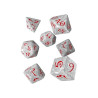 Dados Q Workshop Classic RPG Pearl / Red Dice Set | Accesorios | Gameria