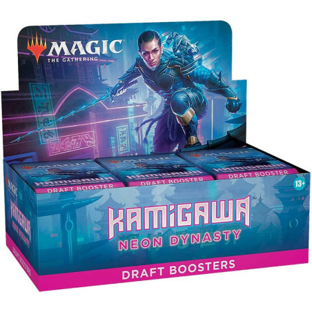 Mtg Kamigawa Neon Dynasty Caja Draft Booster Inglés