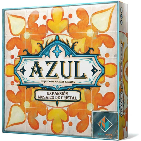 Azul Mosaico De Cristal