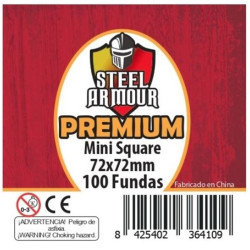 Fundas Steel Armour Mini Square Premium 72X72 Mm 100 Unidades | Accesorios | Gameria