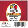 Fundas Steel Armour Mini Square Premium 72X72 Mm 100 Unidades | Accesorios | Gameria