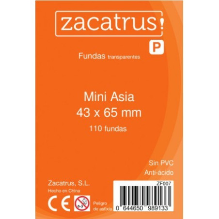 Fundas Zacatrus Mini Asia 43X65 Mm