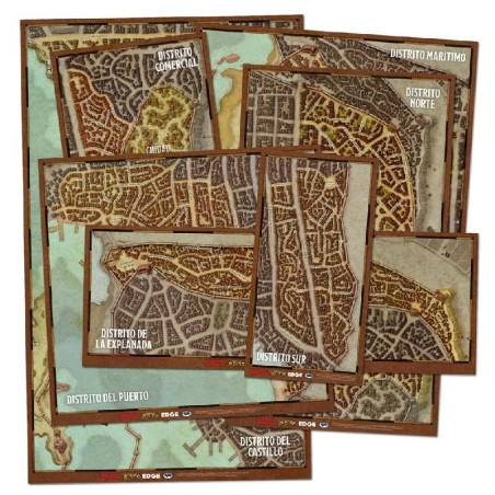 D&D Mapas De Los Distritos De Waterdeep